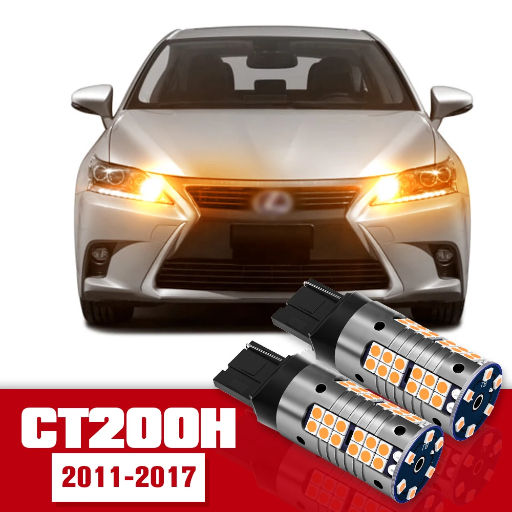 2pcs LED Accessories Turn Signal Light Bulb Lamp For Lexus CT200H 2011 2012 2013 2014 2015 2016 2017