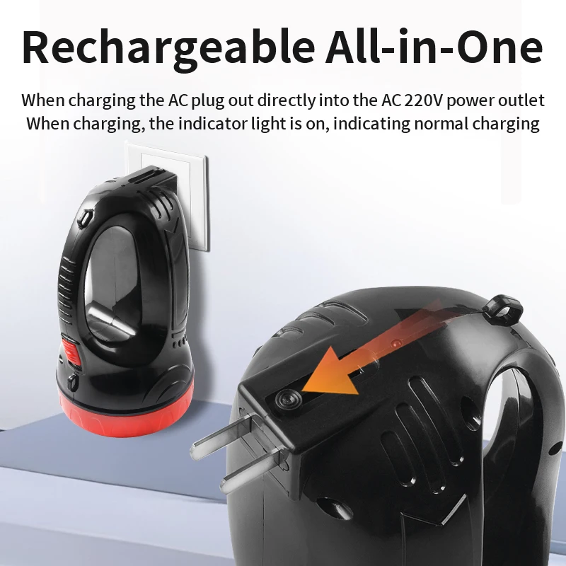 Searchlight super bright light rechargeable purple light inspection bill white lighting portable handheld searchlight flashlight