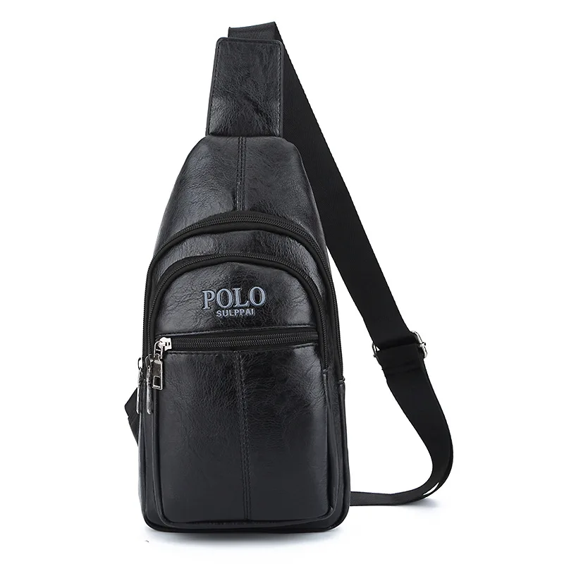 New Men's Shoulder Bag, Men's Bag, Casual Crossbody Bag, POLO Vertical Business Document Men's Bag Bags