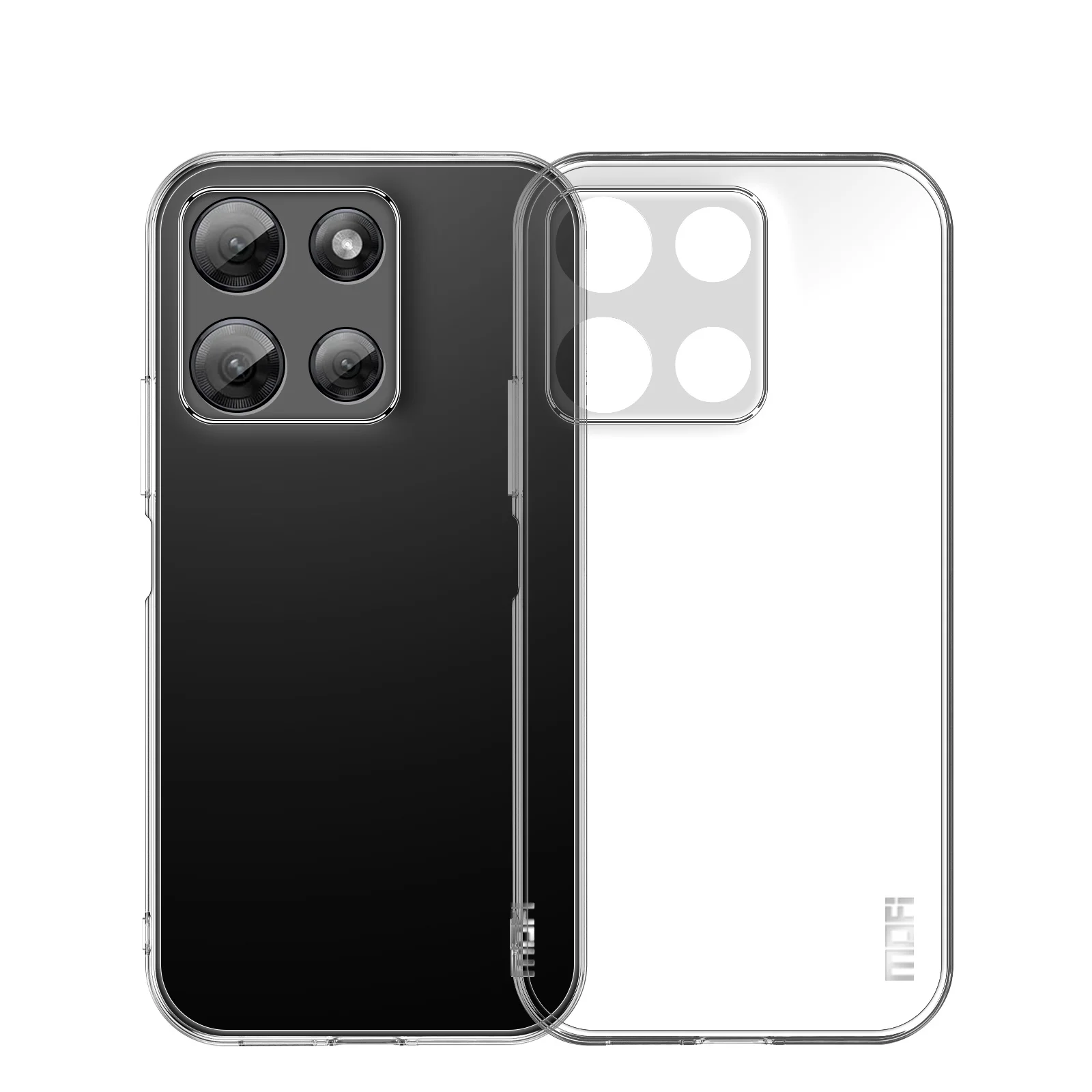 

For Motorola Moto G Power (2025) Clear Phone Case MOFI Ultra-Thin TPU Phone Back Cover - Transparent