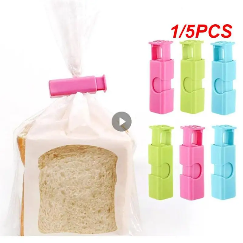 1/5PCS Food Bag Durable Security Portable Strong Home Furnishing Multipurpose Insurance Practical Small Kitchen Capping Device