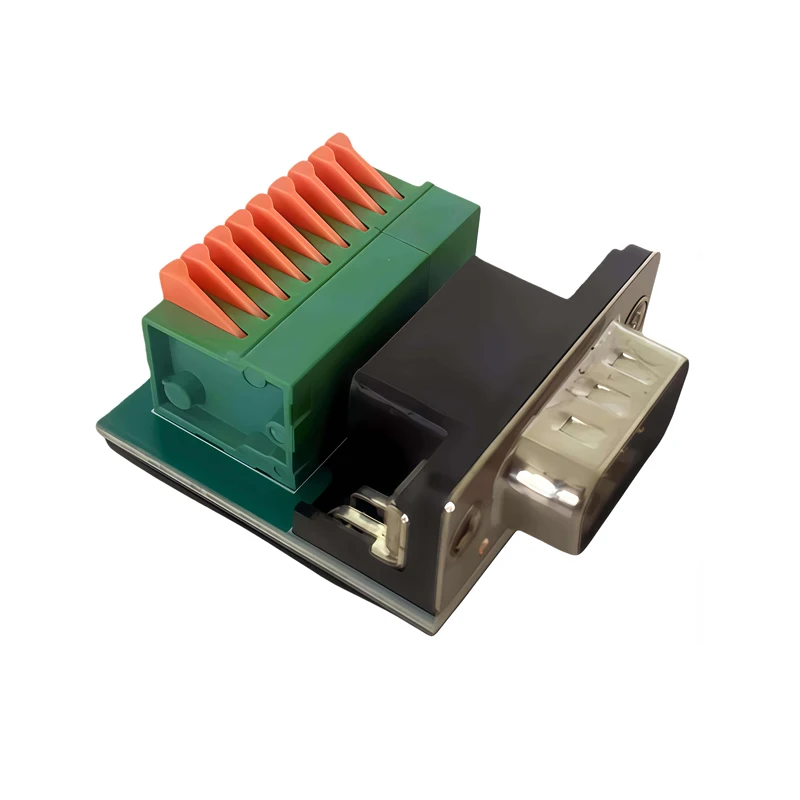Solderfree DB9 RS485 RS422 سلك موصل 9PIN الاتصال السريع محول طرفي DB9 ذكر أنثى خالية من لحام رئيس مشترك محول