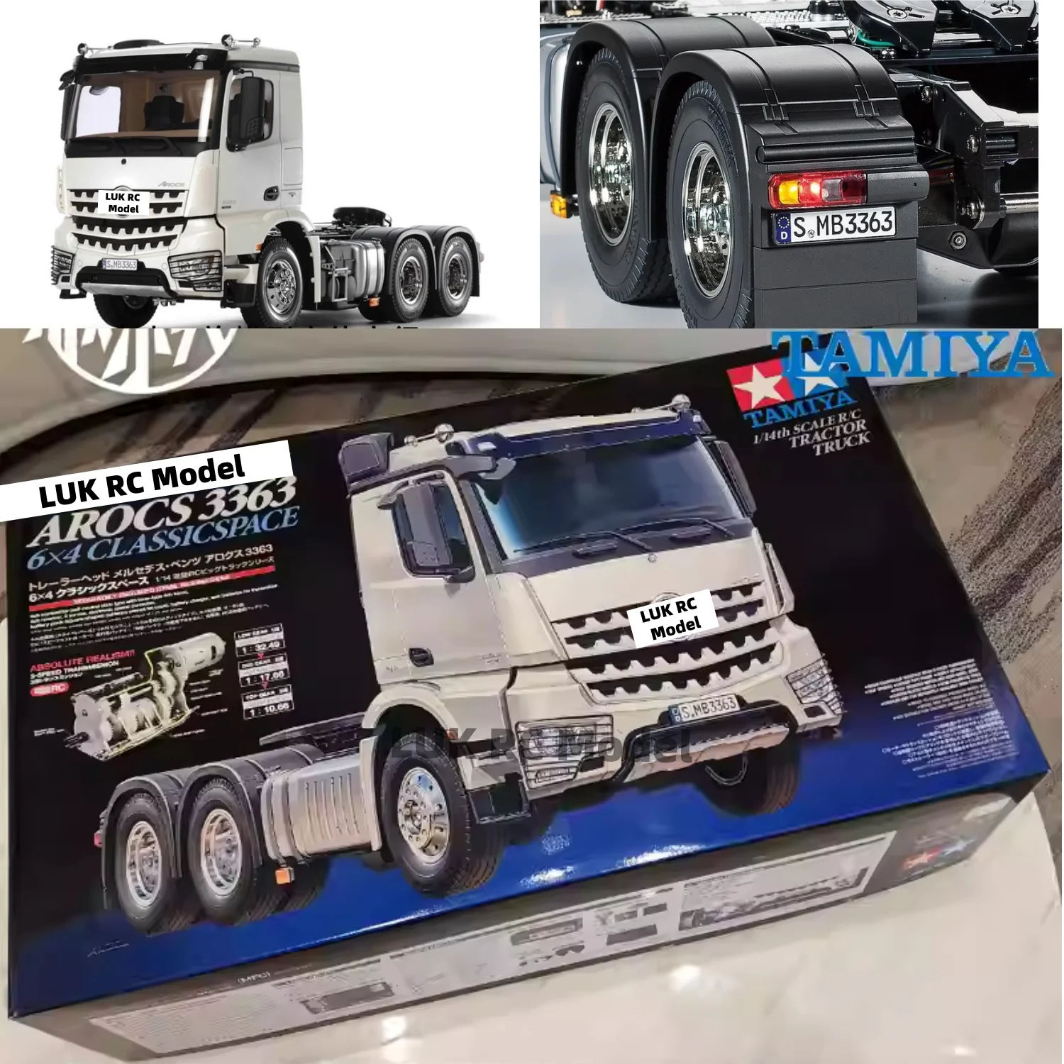 

Комплект TAMIYA 6*4 3363 56352 1/14 RC Трактор Грузовик Радиоуправляемая модель грузовика DIY Запчасти для мальчиков Подарок 540 Мотор Пластиковое шасси