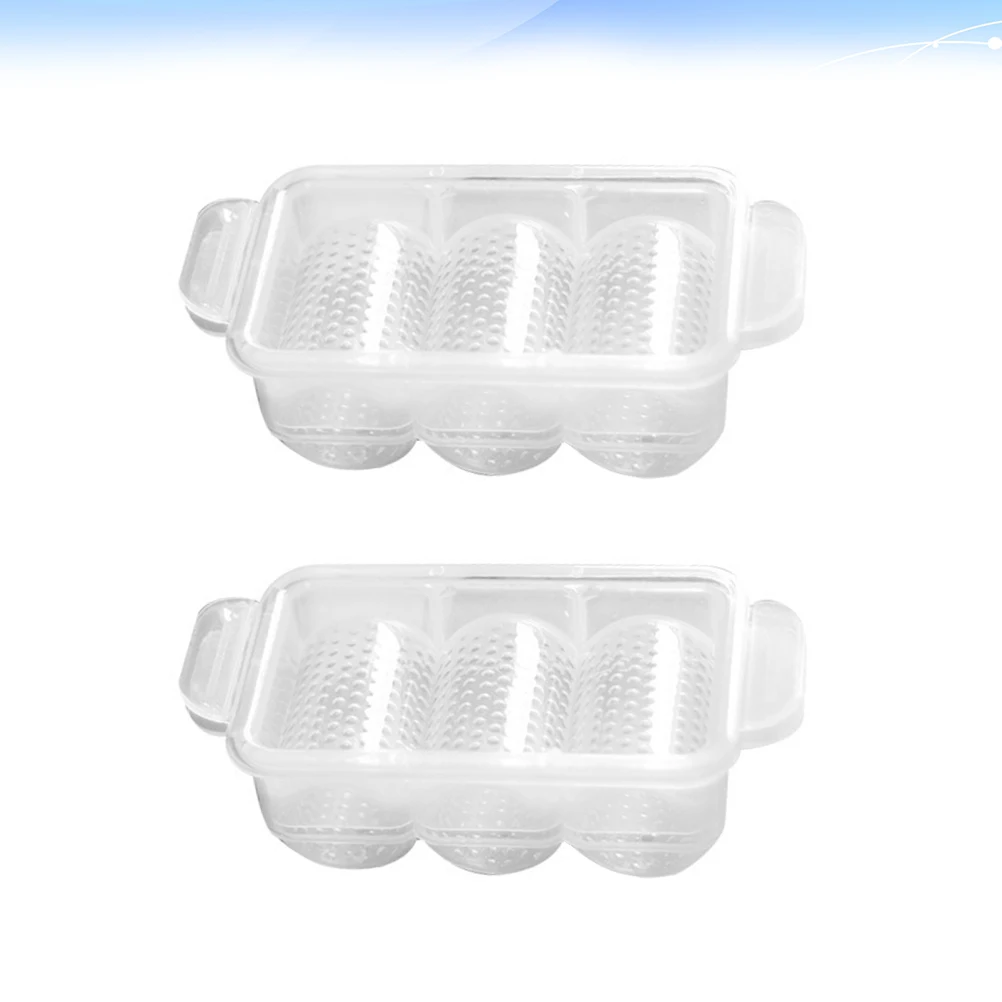 

2Pcs Sushi Mold Japan Sushi Mold Japan Long Three Grid Homemade Maker DIY Accessory Premium Material Easy Clean