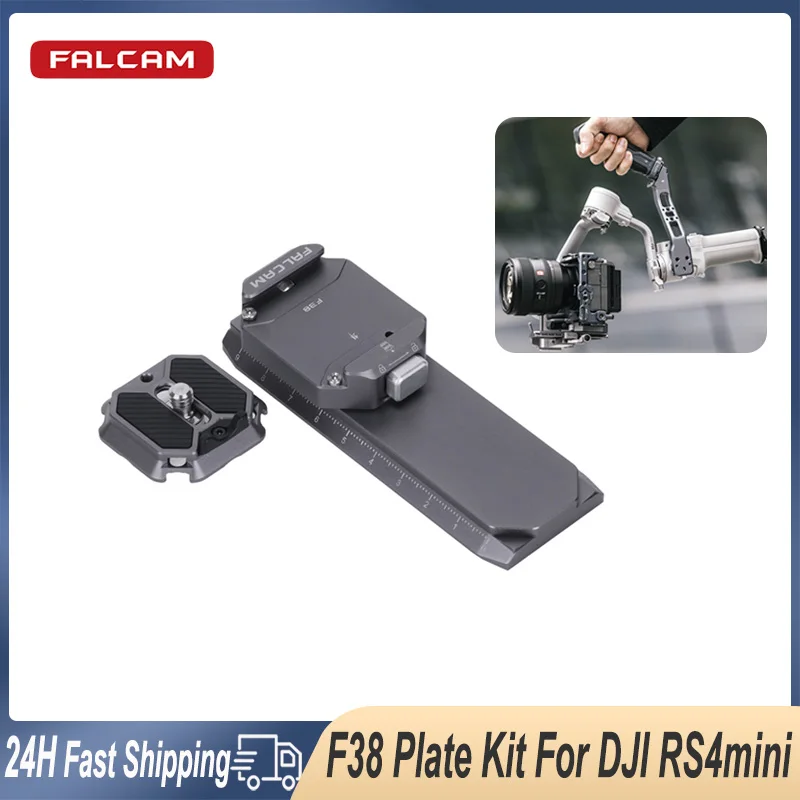 

Falcam F38 Quick Release Plate Mount for DJI RS4 mini Stabilizer Tripod Monopod Arca Swiss Quick Release Plate Kit F38B5201