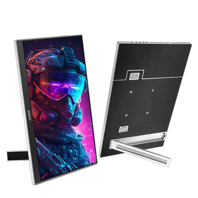 

Anmite 16-Inch Portable Touch Monitor 1200P HDR 16:10 Low Blue Light For XBox PS4 / 5 Switch Cell Phone PC Loptop Extension