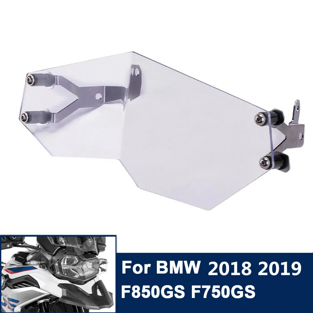 

For BMW F 850 GS F 750 GS 2018-2019 Clear Headlight Grille Guard Cover Protector