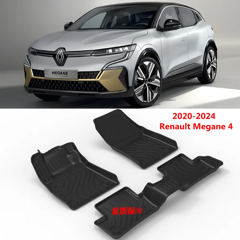 

Use for 2020-2024 Renault Megane 4 car carpet AllWeather Megane 4 trunk Mat Full Set Fit For Renault Megane waterproof floor mat
