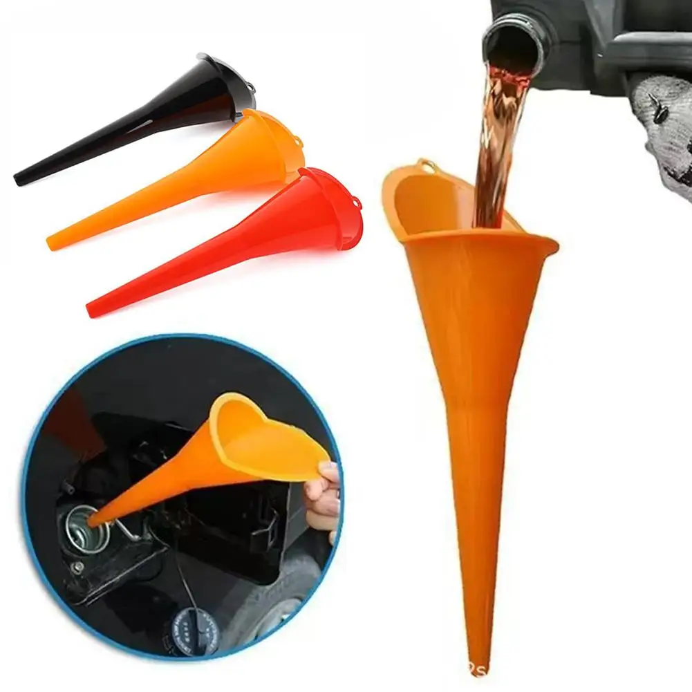 

Car Hands-Free Long Stem Funnel Small Mouth Long Spout Filler For Car Motorcycle Engine Oil Fuel Additive