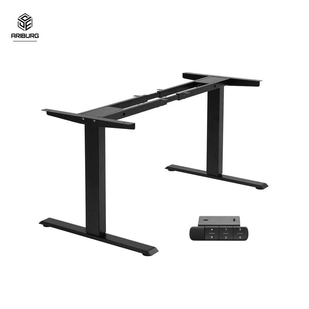 Dual Motor Electric Adjustable Standing Computer Desk for Home and Office