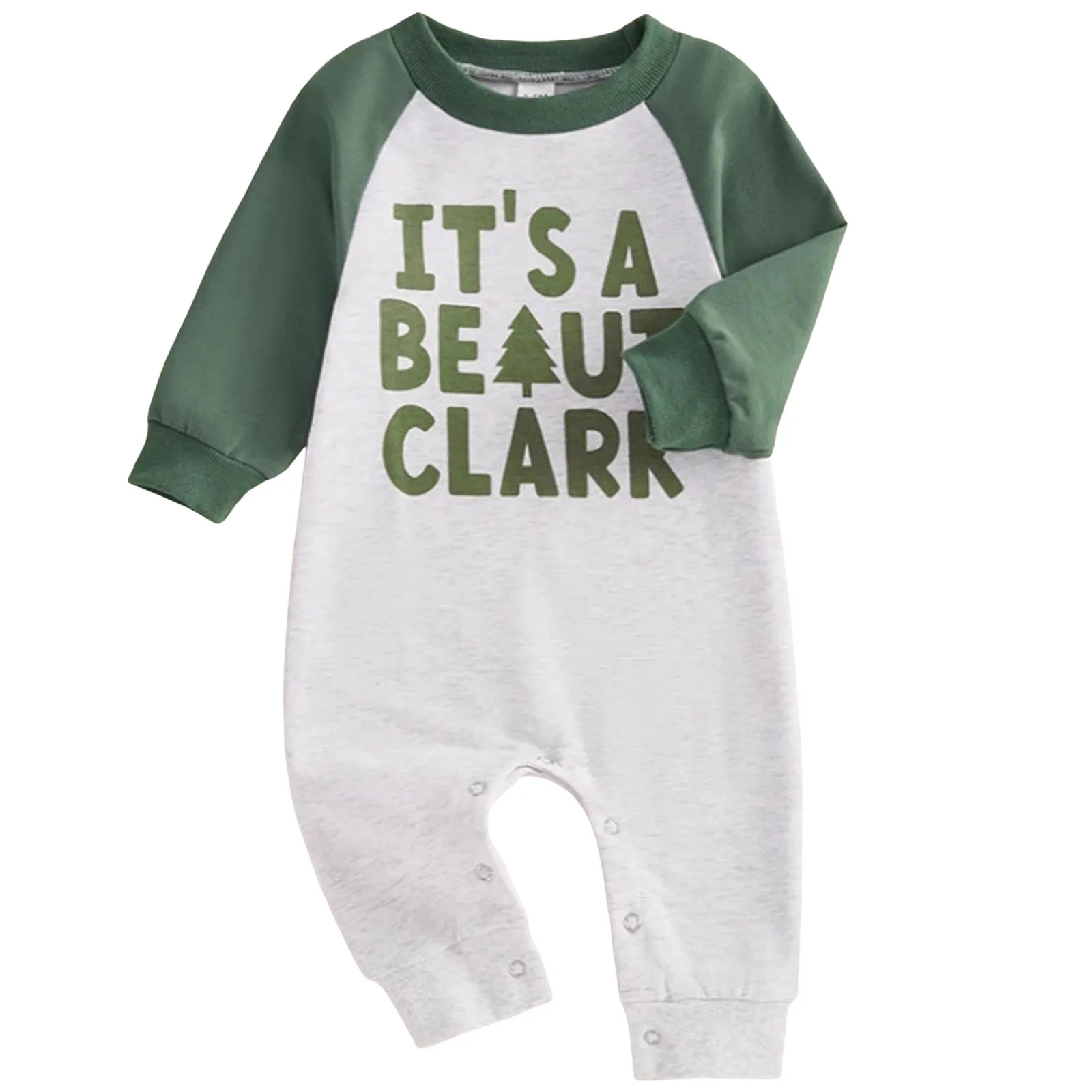 

Grandpa Baby Boy Long Sleeved For Babies With Letters Sports And Color Matching Crawling Clothes For Little Baby Boy Bodysuit