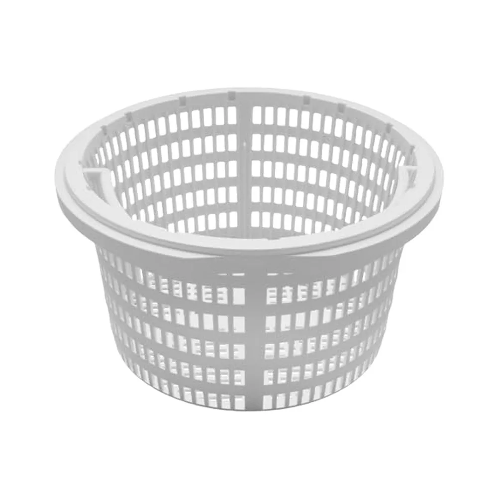 Plastic Pool Skimmer Basket Sized for Standard Skimmer Boxes to Intercept Leaves and Light Debris at Water Level