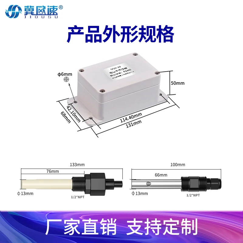 Water Quality EC Value Sensor Transmitter Conductivity Monitoring Detector Industrial Online Tap Water High-precision