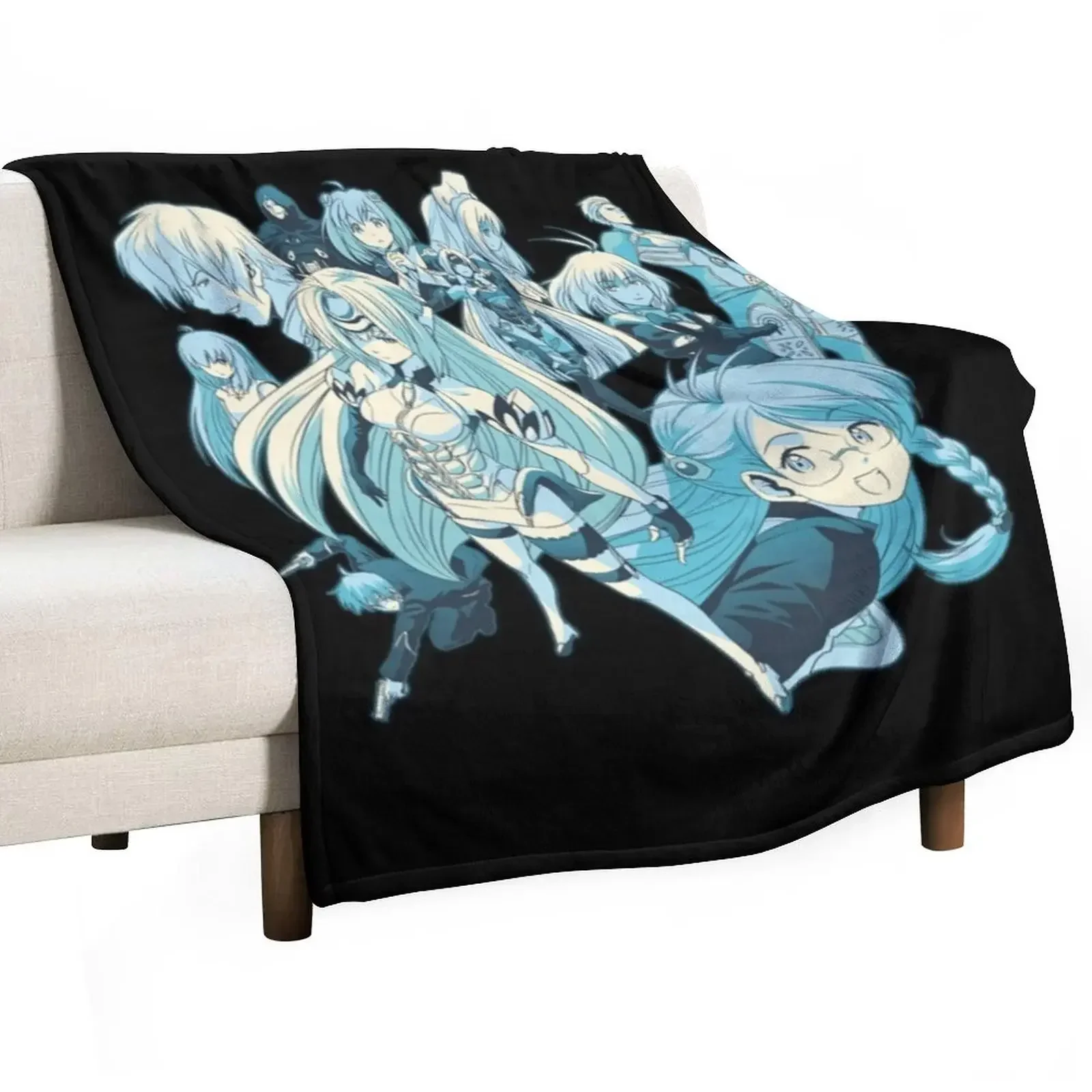 

Xenosaga Throw Blanket Soft Hairys Flannel Fabric Blankets