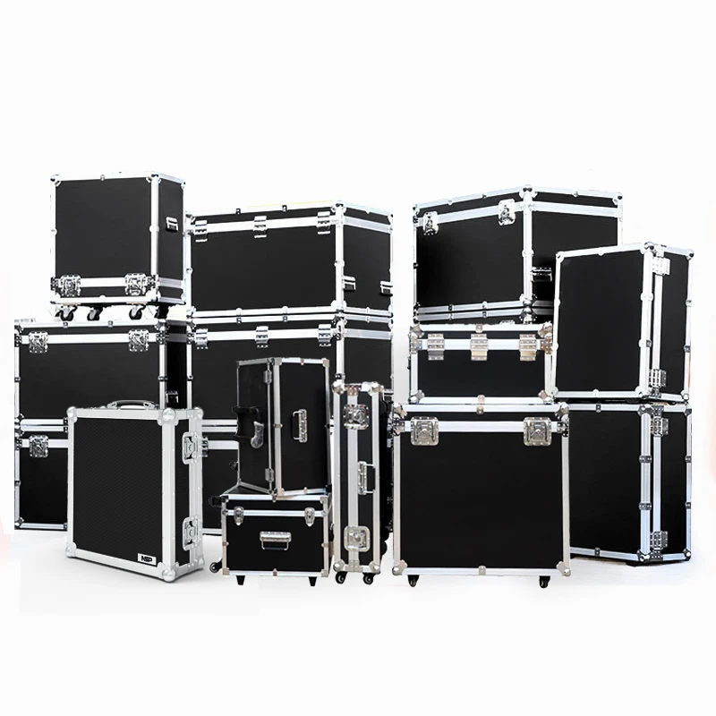 Custom Dimension Aluminum Road Case with Wheels, Aluminum Mini Flight Cases for Equipment