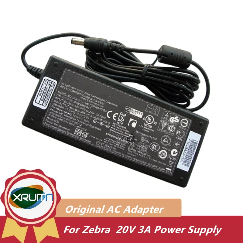 

Original FSP AC/DC Adapter 9NA0602400 / P1028888-001 / FSP060-RPBA Charger For Zebra LP2844 LP2844-Z TLP2844 TLP-2844-Z Printer