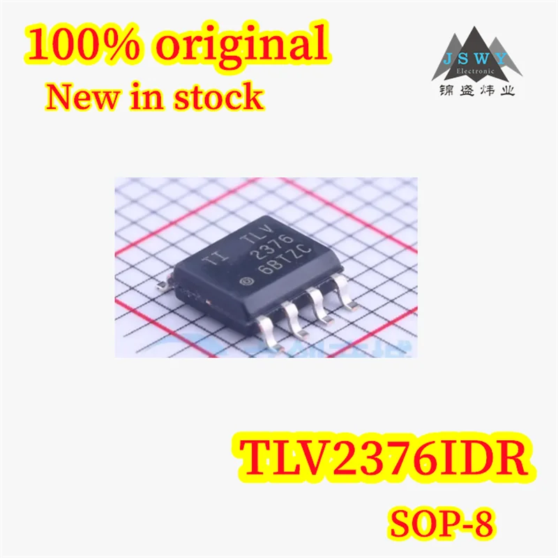 

(10/50pcs) TLV2376IDR TLV2376 2376I SOP-8 Original Four Operational Amplifier Chip New Original Spot
