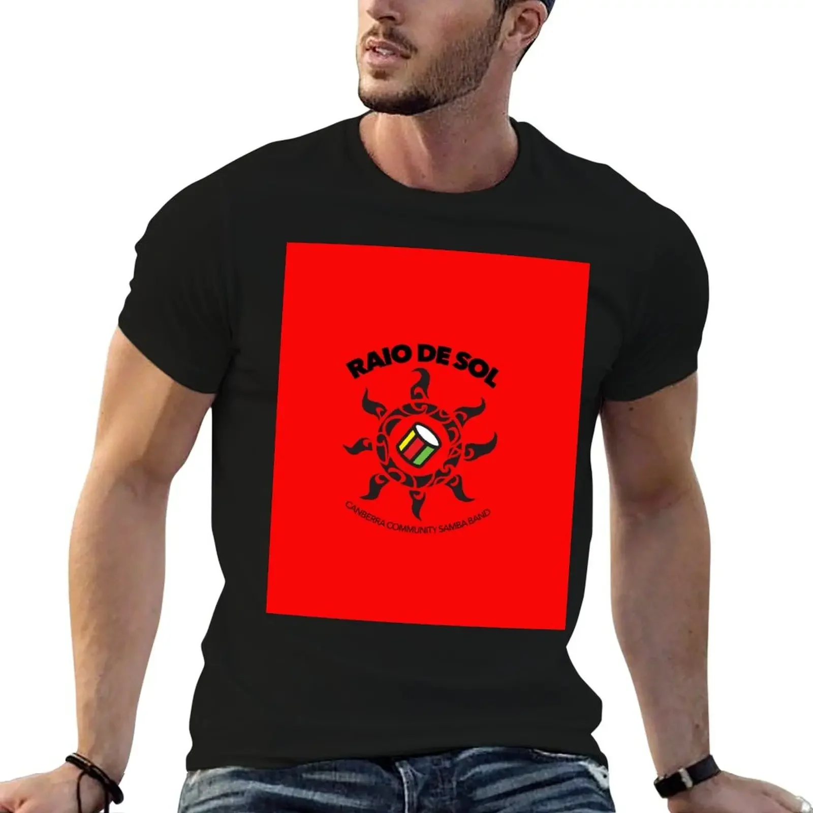 

Raio de Sol 'Fan One' T-Shirt summer 2025 anime t shirts aesthetic clothes rapper graphic tees men tshirt