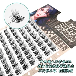 LAKANAKU 5D Cluster Lashes DIY Fans Segmental False Eyelashes Natural Eyelash