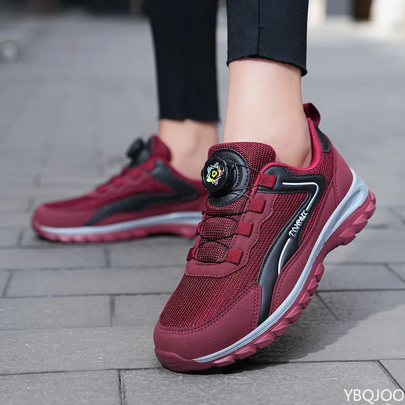 2025 Fashion New Trendy Men's and Women's Shoes Durable and Breathable Running Shoes Versatile Rotating Button Casual Shoes