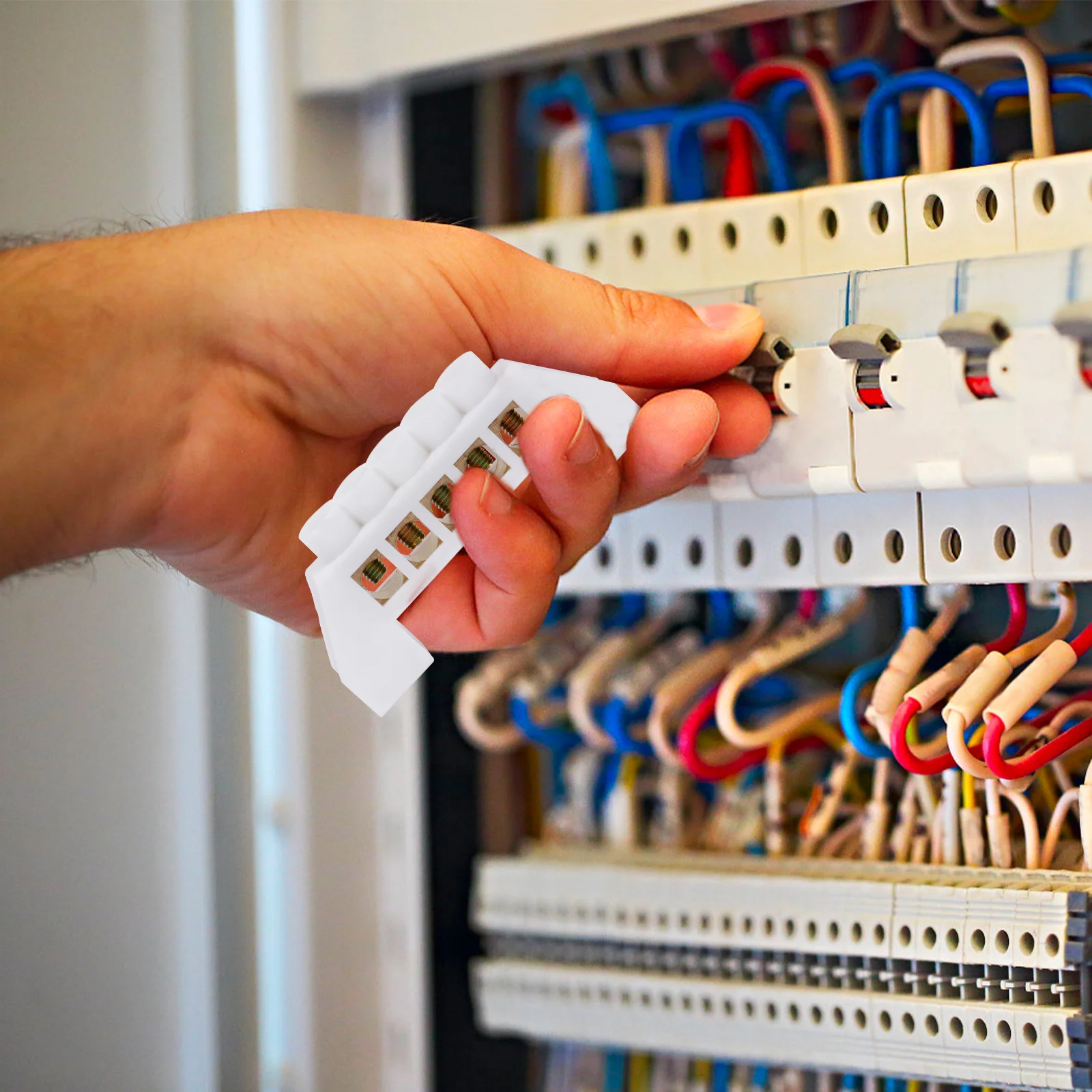 

10pcs Bridge Brass High Strength For Distribution Blocks Box Terminal Block Screw Terminal Block Set Outdoor Use