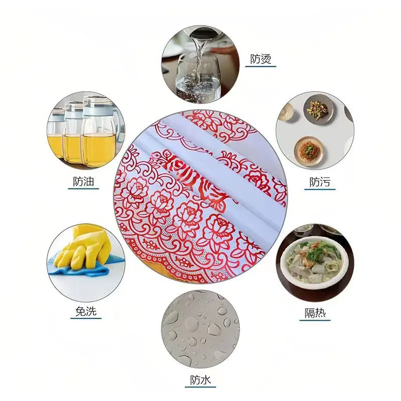 2025 New Disposable table mat for coffee table, anti-oil, anti-scalding, European style