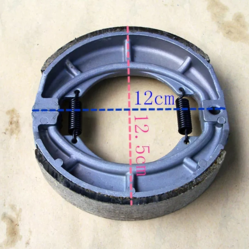 

Motorcycle Brake Shoes for Suzuki Haojue Haojin Qingqi BAJAJ BM150 PULSAR135 HJ150 GN125H GS125 EN125 HJ125 for 130mm Drum Brake
