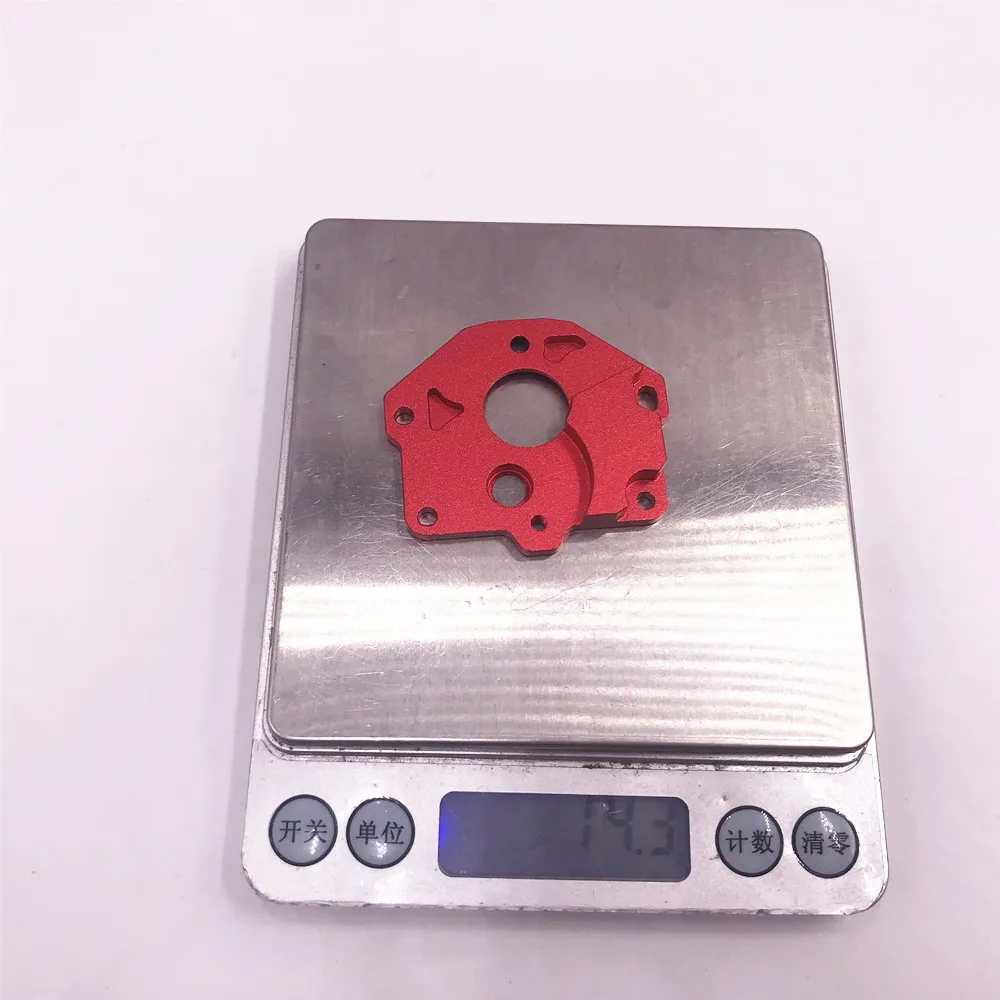 Funssor  1pcs Voron0.2 3D printer aluminum CNC Mini Stealthburner MiniSB Motor Plate red color high temperature