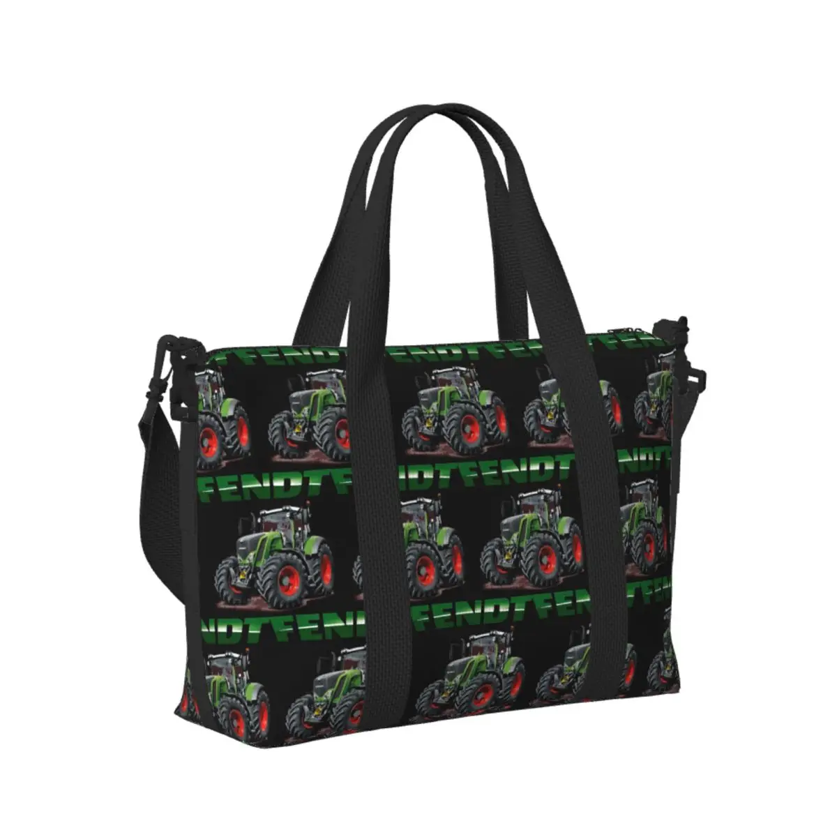 

Custom Fendt German Tractors Beach Travel Bag Large Capacity Tote Bags for Gym Yoga Women Shopping Duffle Shoulder Bag