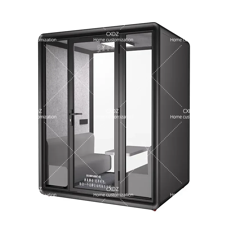 ZHS Soundproof Phone Booth Recording Studio Cabin Silent Room for Live Streaming Indoor Customized Home Office Noise Isolation