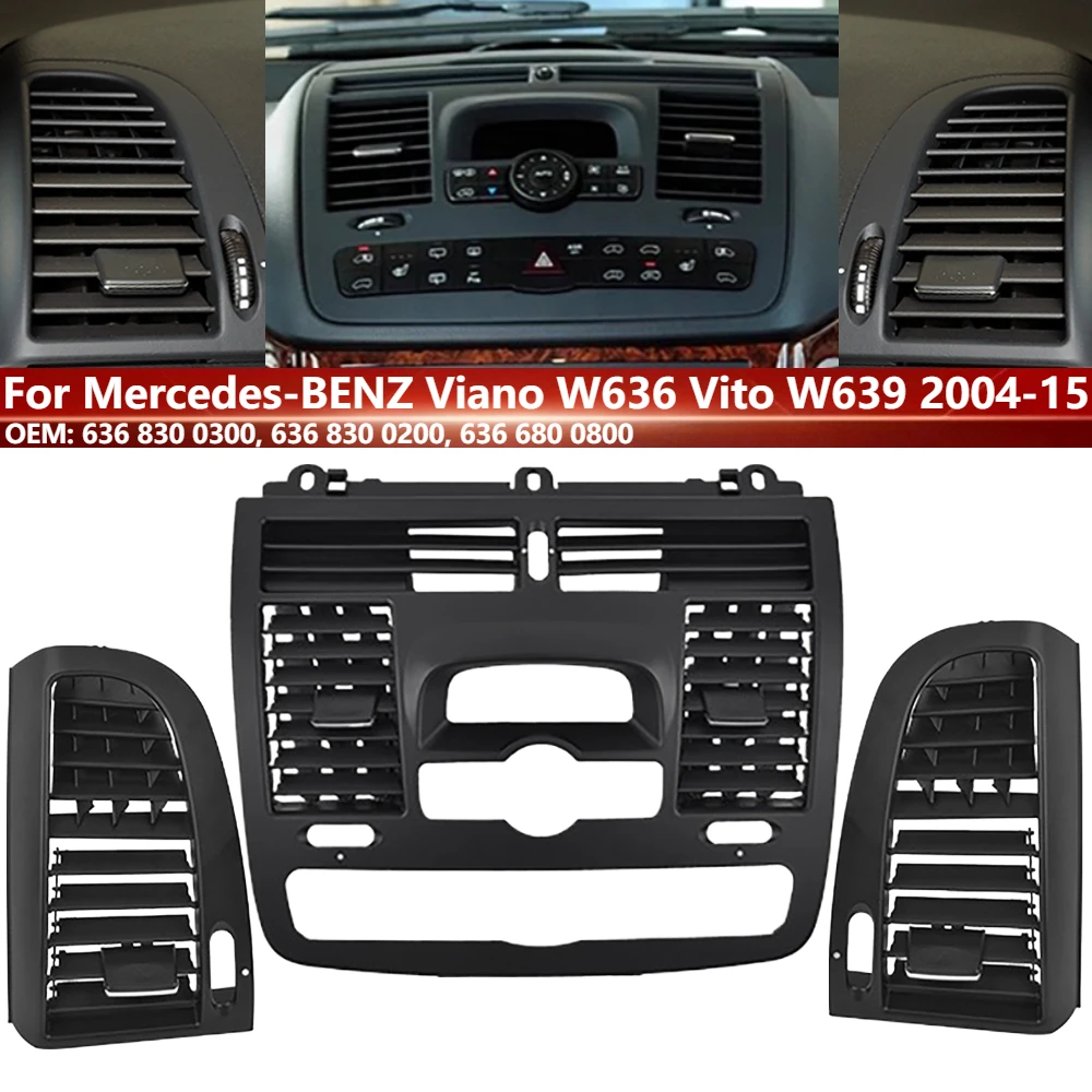 

Car Air Conditioner Grille Panel Air Vent Outlet Cover For Mercedes-BENZ Viano W636 Vito W639 2004-2015