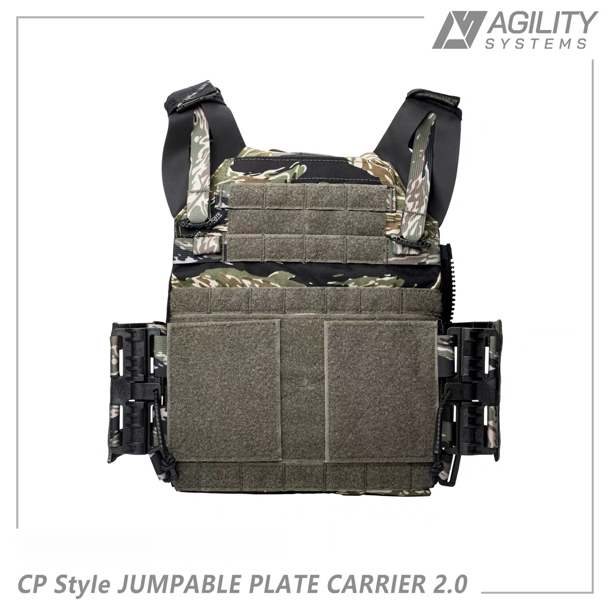 

AS Smart System JPC2.0 Lightweight Tank Top Quick Detachment Side Wall Tiger Spot 500D