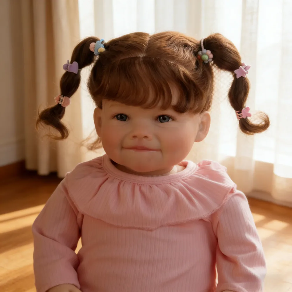 

24" 60CM Finished Reborn Dolls Newborn Baby Girl Raya Soft Body Real looking baby dolls with 3d skin tone bebe reborn juguetes