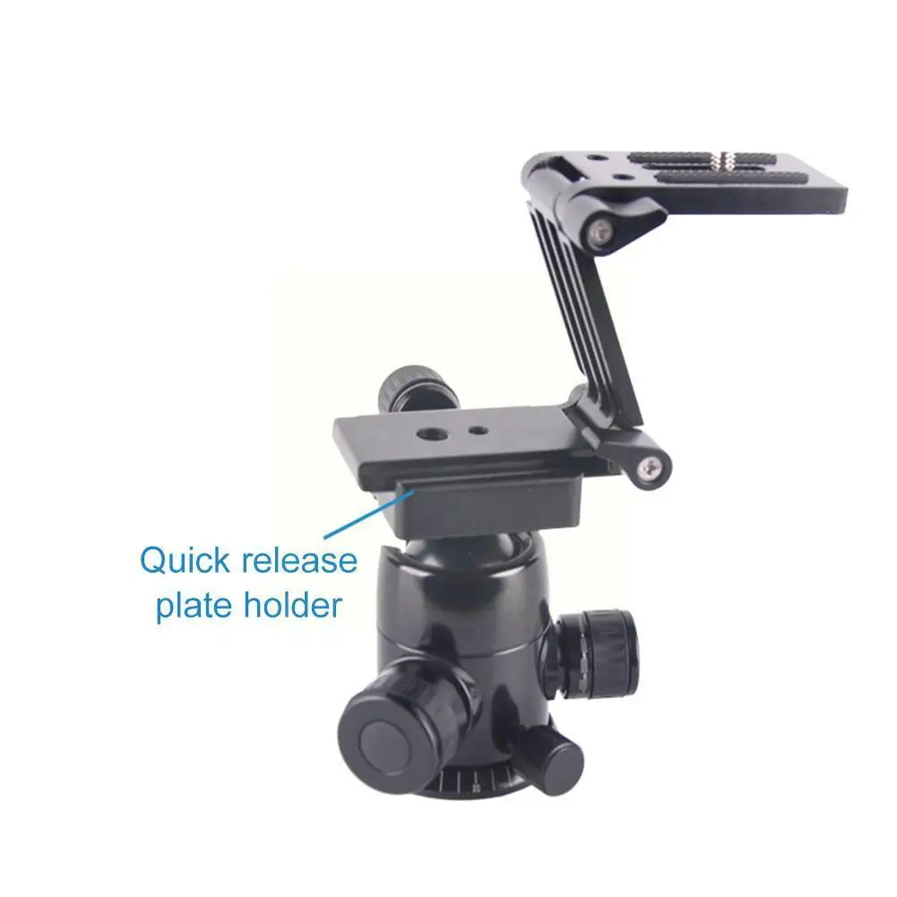 Quick Release Plate Multiway Flexible Camera Tripod Spirit Level Mount Phone Adapter Cell Camera Aluminum Stand Mount L3s8