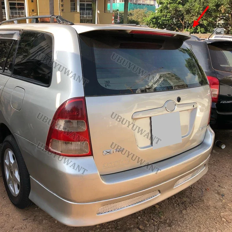 For Toyota Corolla Fielder Wagon 2003-2006 Car Styling High Quality ABS Plastic Unpainted Color Rear Spoiler Trunk Lip Wing
