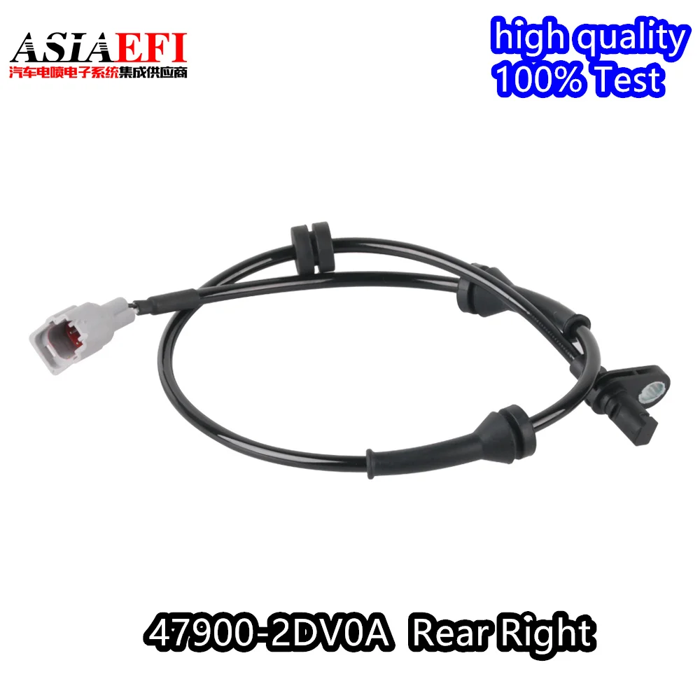 High quality 47900-1JY0A 47900-2DV0A Rear Right ABS Sensor Wheel Speed For Nissan Teana Bluebird Sylphy II Guda New 47901-2DV0A