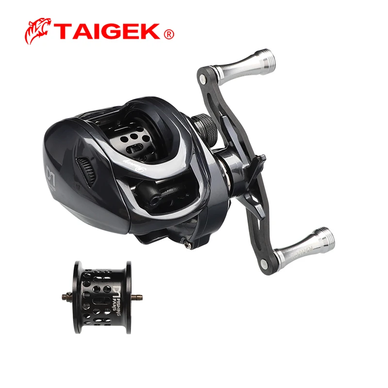 

TAIGEK Baitcasting Reel 7.2:1 Gear Ratio 166g 6+1BB Ultralight Fishing Casting Reels