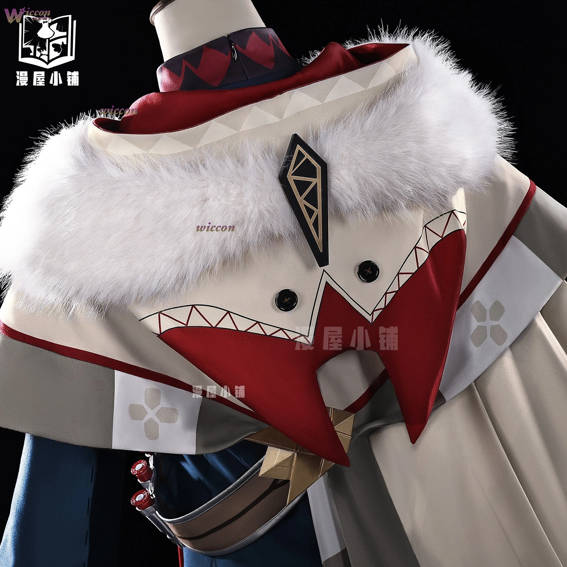 KospLAY Genshin Impact Alyosha Cosplay Costume Wig Алёша Alyosha CLothing Game Halloween Unisex Outfits Adults Size Set view 5