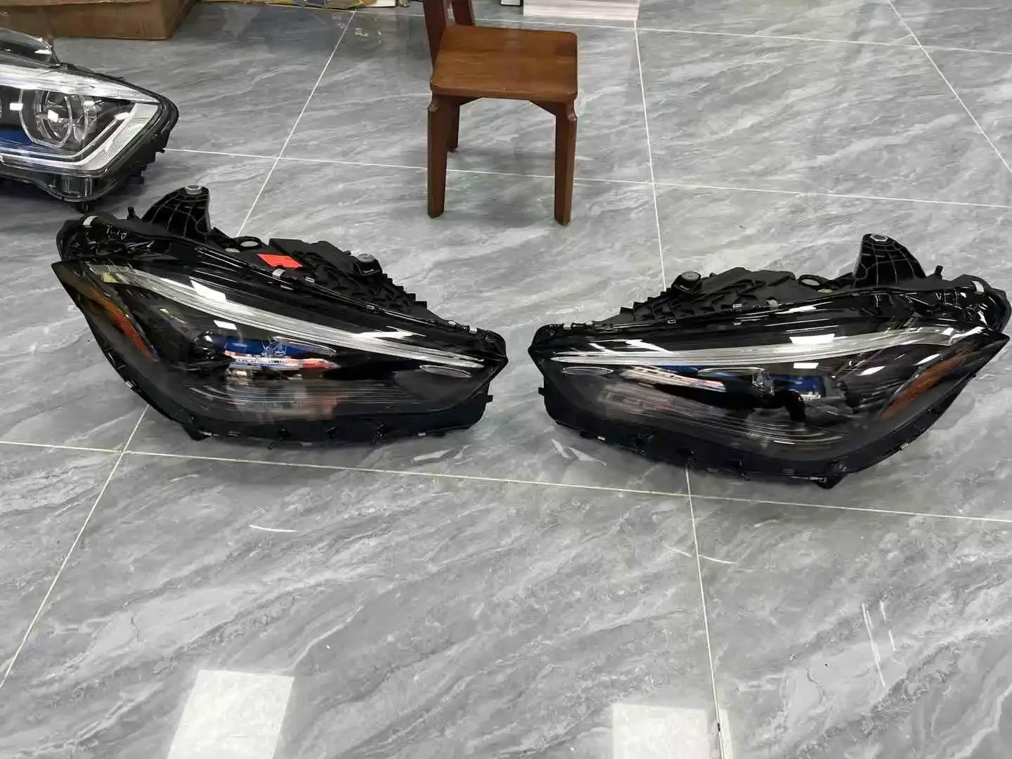 For CLE 236 US Version LED Front Headlights Original Factory Second-Hand Dismantled Parts Meteor Shower Digital