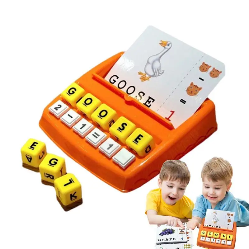 

Matching Letter Game Alphanumeric Board Game Early Learning Educational Toy English Flash Cards Language toy for toddler