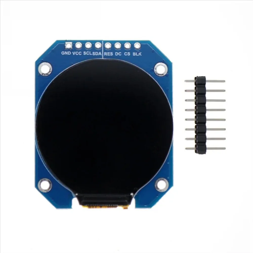1.5 inch 1.28inch TFT IPS Screen 11Pin SPI Interface 240x240 360x360 Resolution Round IPS Screen RGB LCD Display Module