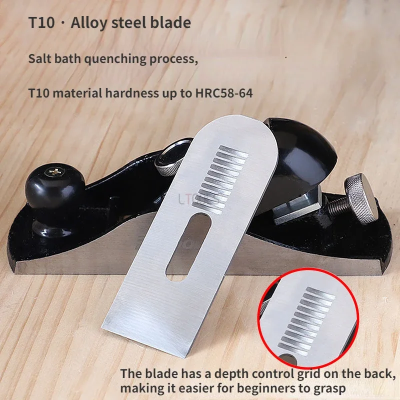 European Style Woodworking Steel Planer Mini Metal Short Planer Edge Trimming and Chamfering Planer Manual DIY Small Portable