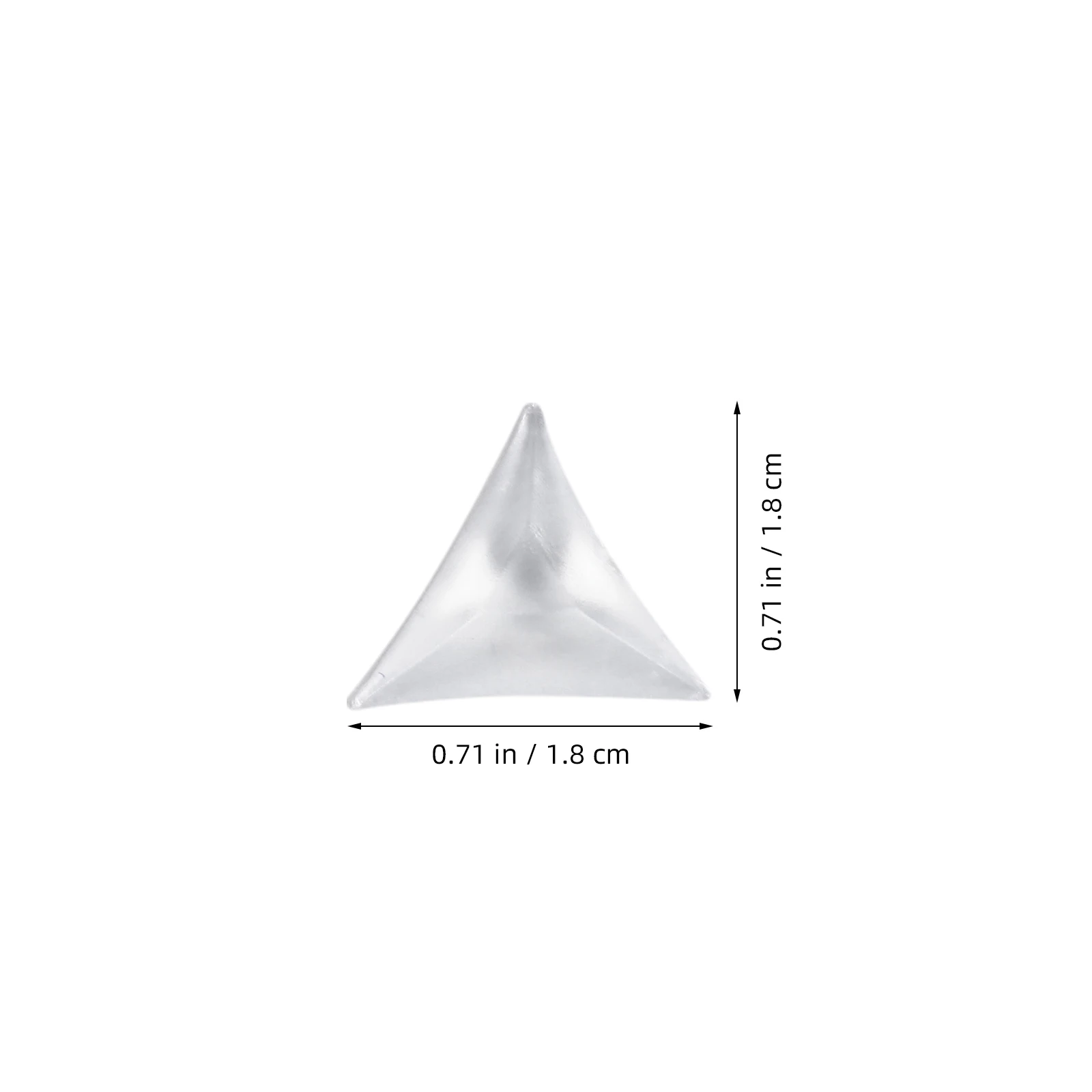 

100 Pcs Dustproof Corner Edges Silicone Triangle Drawer Furniture Protectors Pads Cabinet Bumpers Stoppers Safe Durable