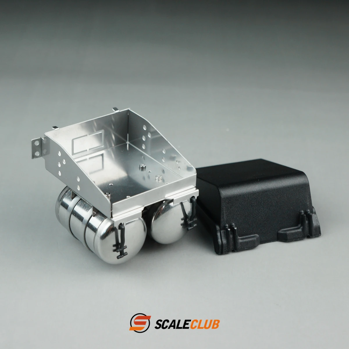 Scaleclub 1/14 Symulacja metalowego zbiornika paliwa do Tamiya Scania R620 R470 LESU Rc Ciężarówka Przyczepa Ciągnik DIY Części