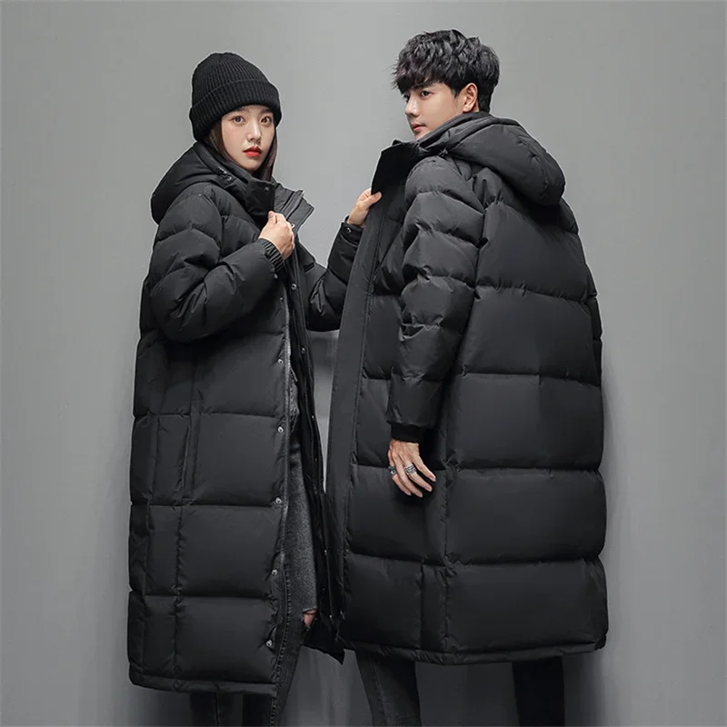 BOLUBAO 2024 Outdoor Casual Down Jacket For Men Long Warm Hooded Jacket High Quality Design Hot Casual Down Jacket For Men