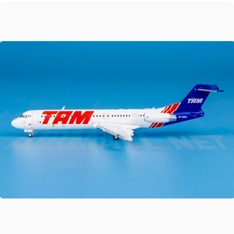 Diecast Scale 1:400 GeminiJets GJTAM2062 Brazil Tianma Airlines Fokker 100 PT-MRA  Alloy Metal Airplane Decoration Gift Display