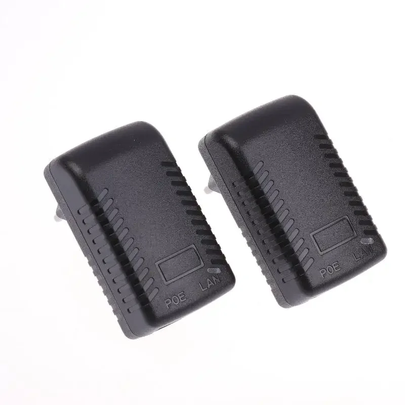 1 Piece EU Plug POE Power Supply Adapter 12V 1A/48V 0.5A for CCTV Security IP Camera POE Switch NVR Router