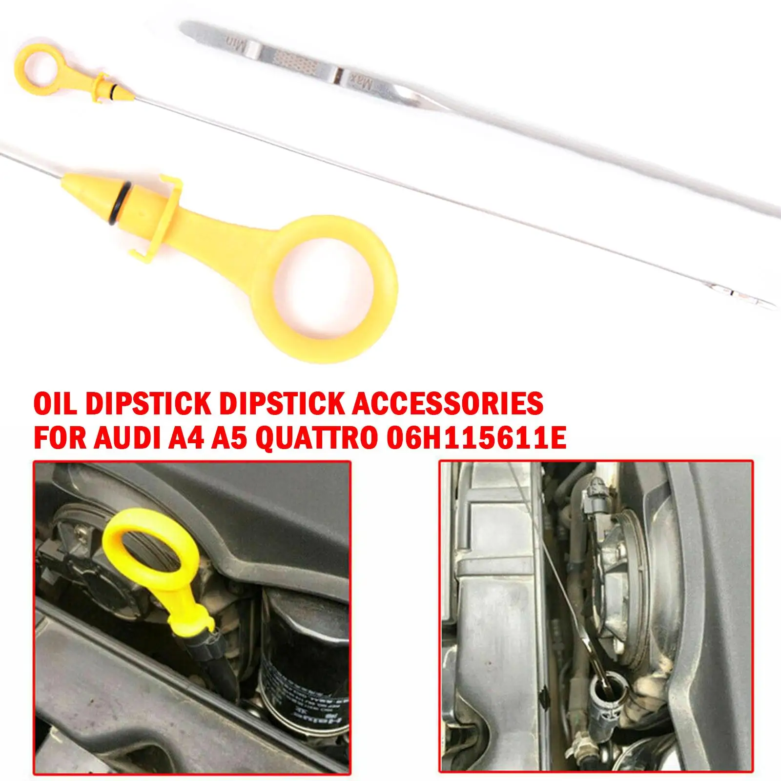 

Car Engine Oil Dipstick Dip Stick Accessories Fits Magotan Auto Replacement Parts Oil Gauge Level Dip Stick 1PCS