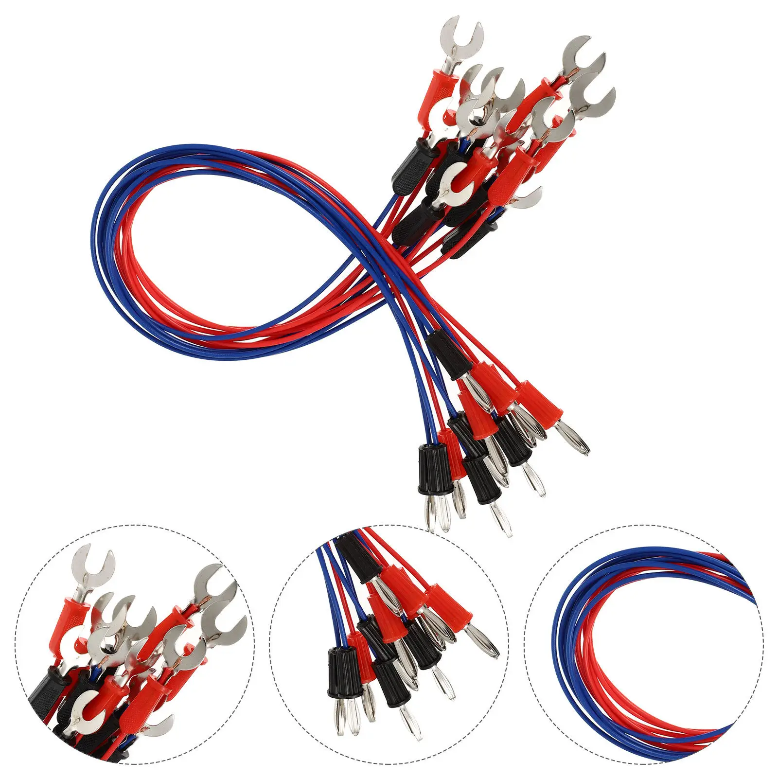 12pcs Physics Electricity Learning Wires for Circuit Experiments, STEM Science Education Kits