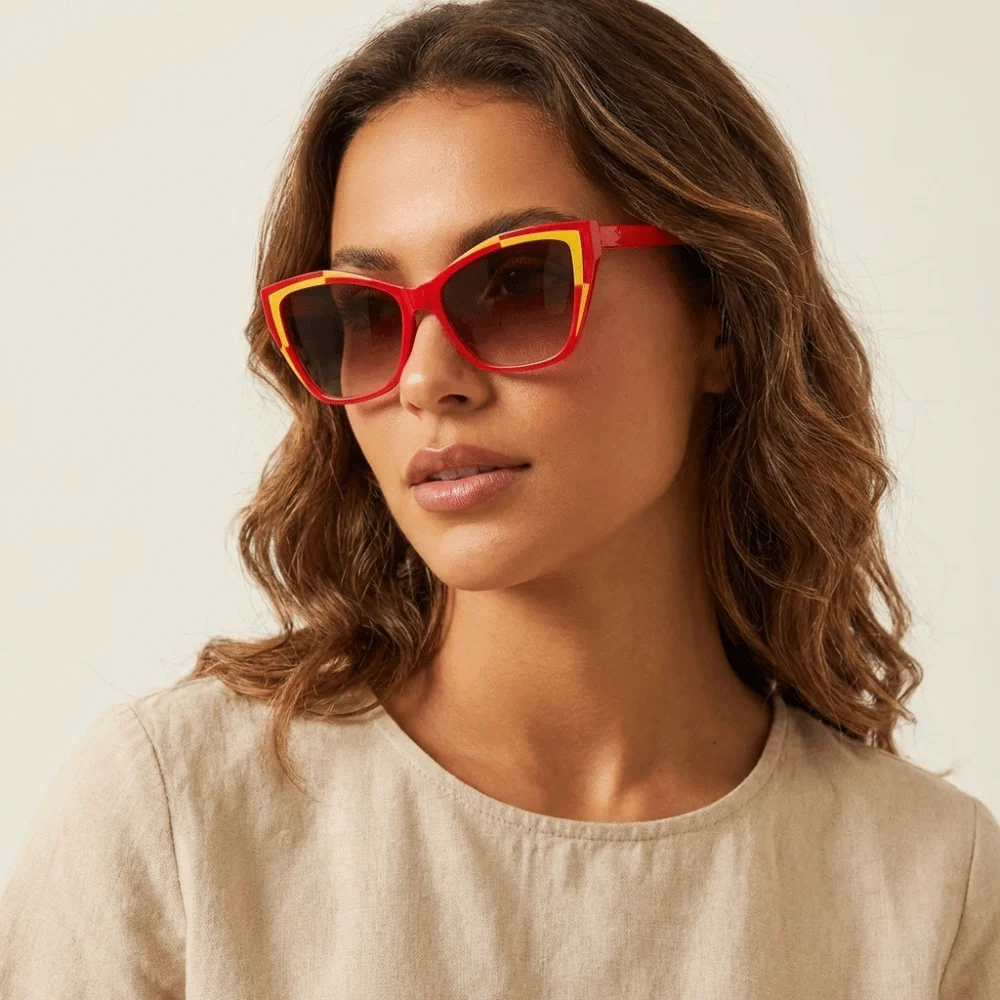 Y2K Cat Eye Sunglas…